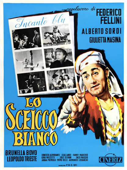 Lo sceicco bianco - poster