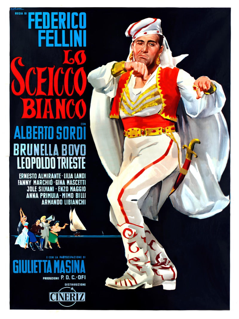 Lo sceicco bianco - poster