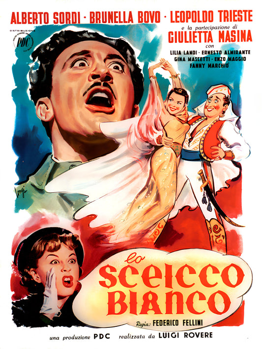 Lo sceicco bianco - poster