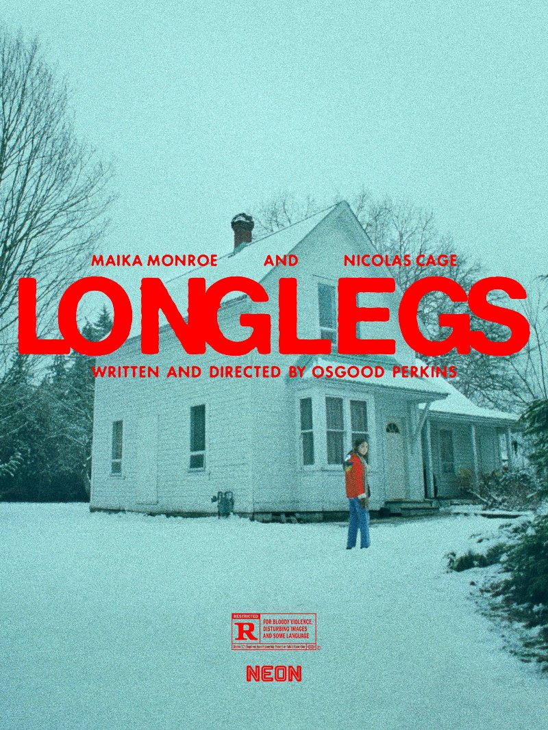 Longlegs paper poster