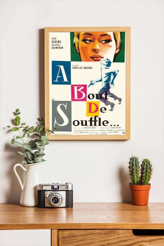 A bout de souffle - framed poster