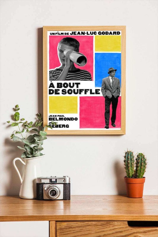 A bout de souffle - framed poster