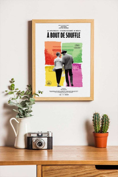 A bout de souffle - framed poster