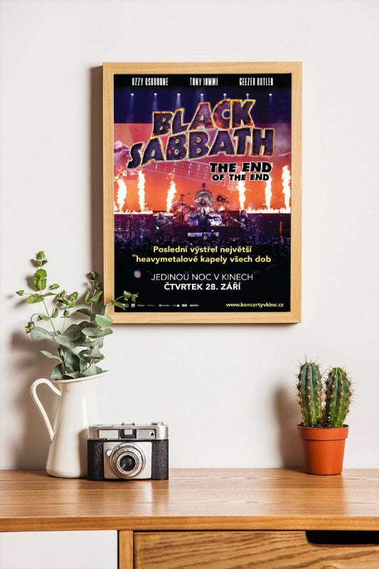 Black Sabbath The End of The End - framed poster