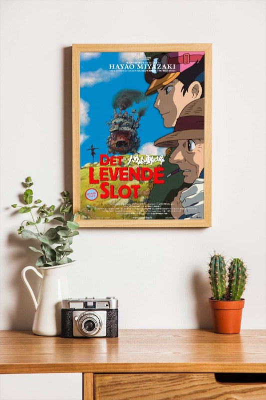 Det Levende Slot - framed poster