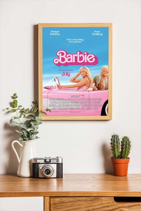 Barbie - framed poster