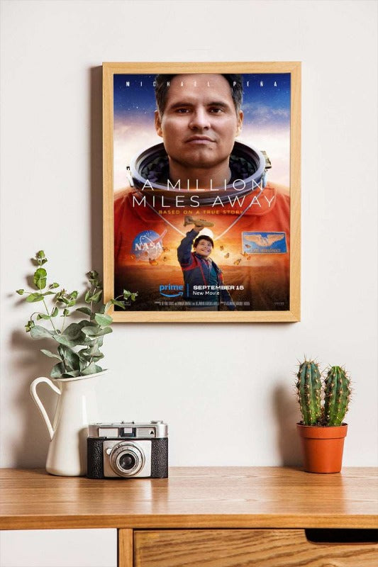 A million miles away - framed poster