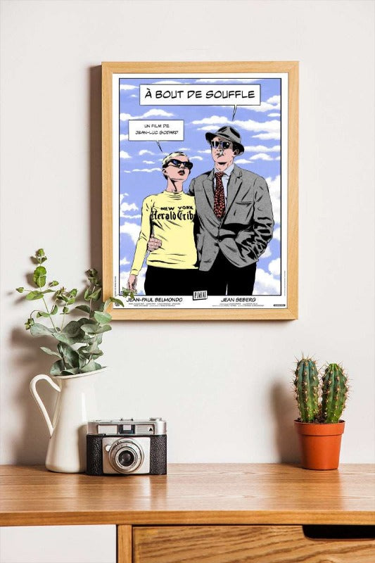 A bout de souffle - framed poster