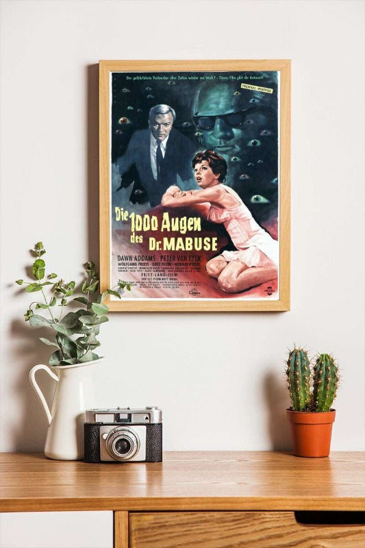 Die Tausend Augen des Dr. Mabuse - framed poster