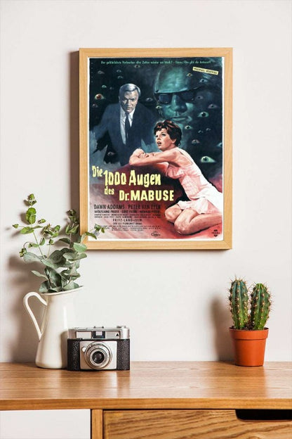 Die Tausend Augen des Dr. Mabuse - framed poster