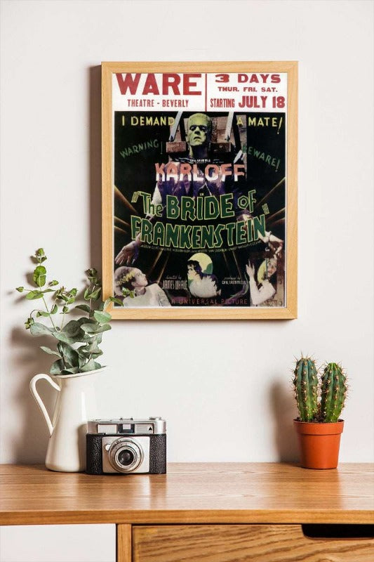 Bride of Frankenstein - framed poster