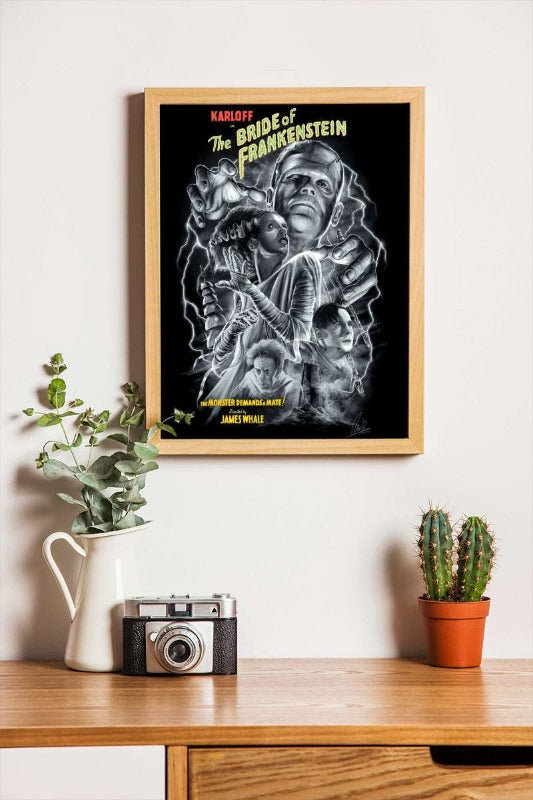 Bride of Frankenstein - framed poster