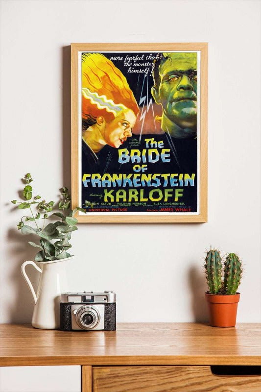 Bride of Frankenstein - framed poster