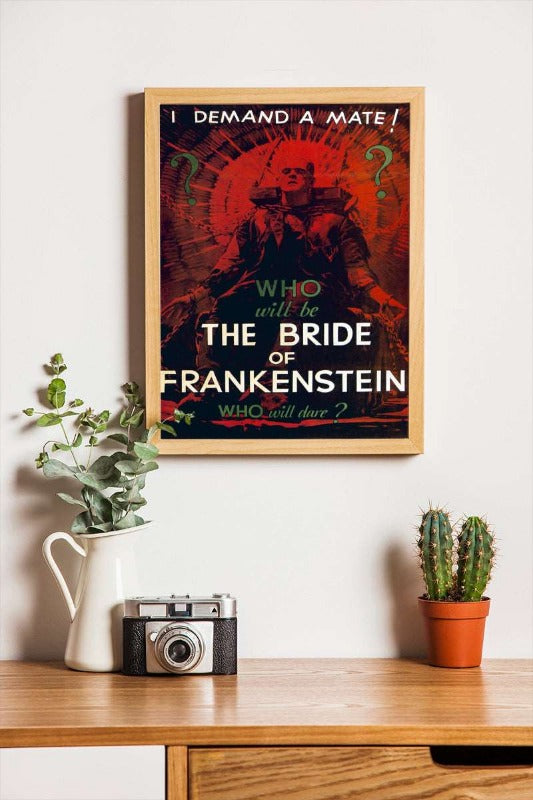 Bride of Frankenstein - framed poster