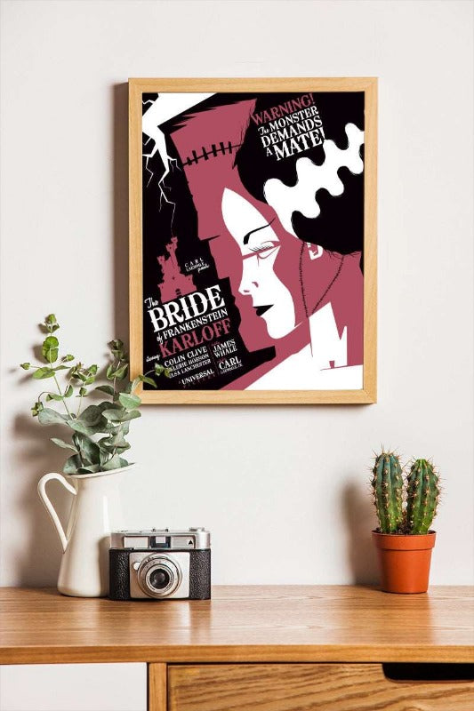 Bride of Frankenstein - framed poster