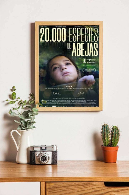 20000 especies de abejas - framed poster