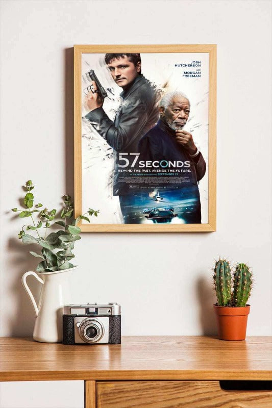 57 Seconds - framed poster