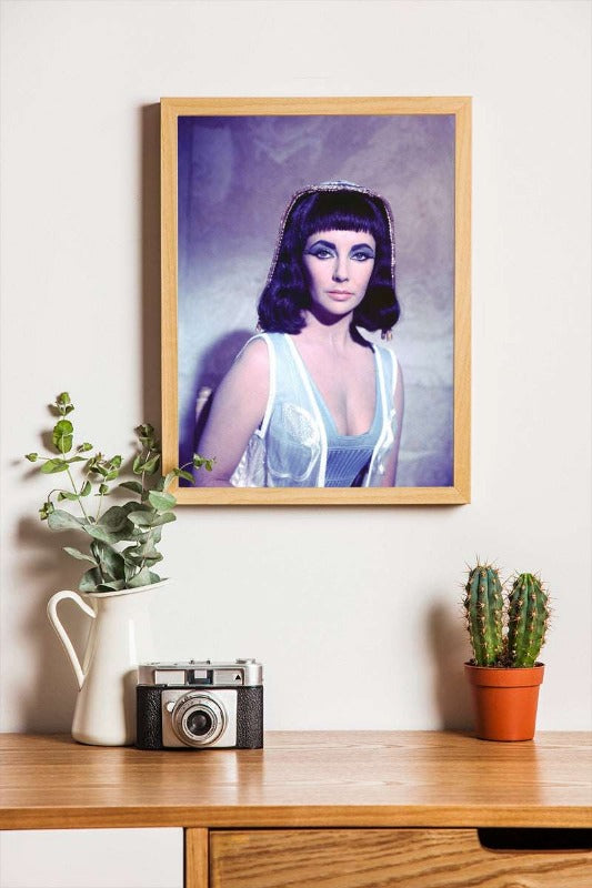 Elizabeth Taylor (Cleopatra) - framed poster