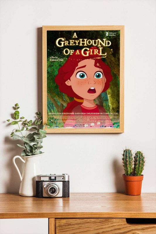 A Greyhound of a Girl - framed poster