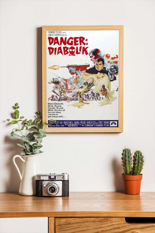 Diabolik - framed poster