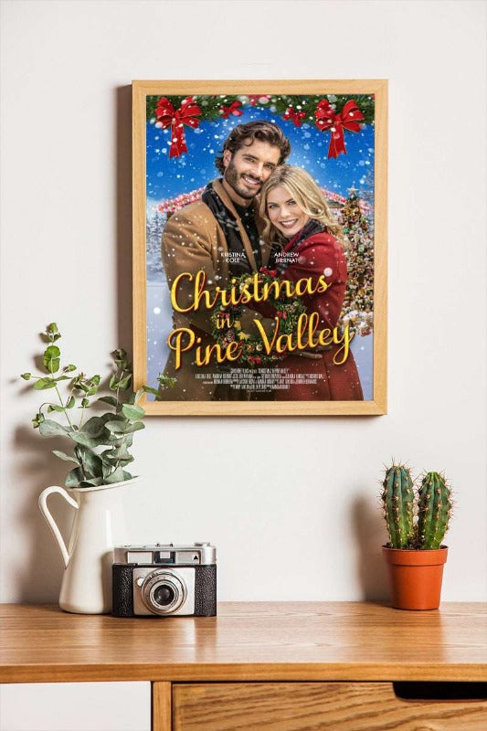 Christmas in Pine Valley - framed poster