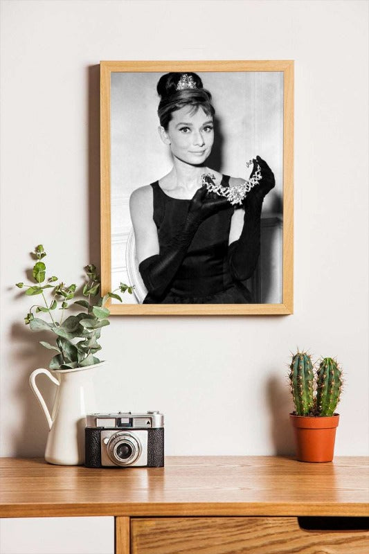 Audrey Hepburn (Breakfast at Tiffany's, 1961) - framed poster