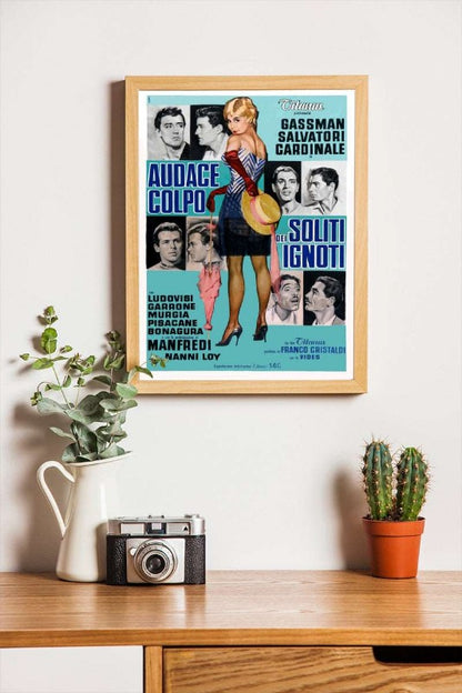 Audace colpo dei soliti ignoti - framed poster