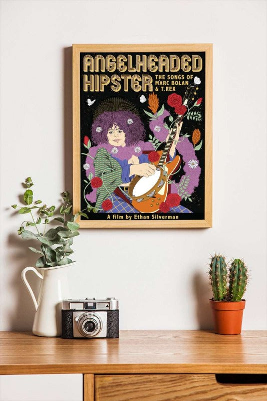 Angelheaded Hipster The Songs of MarcBolan & T.Rex - framed poster