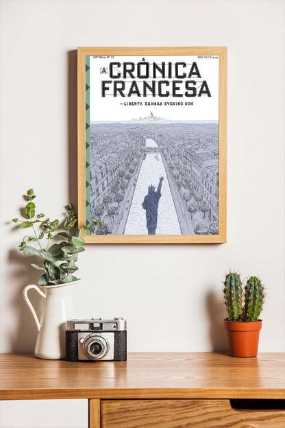 A Crônica Francesa - framed poster