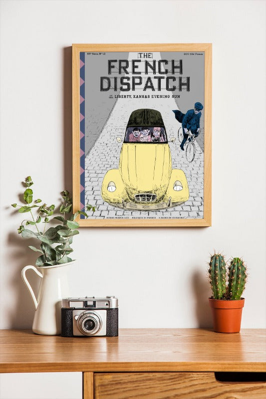 The French Dispatch - framed poster