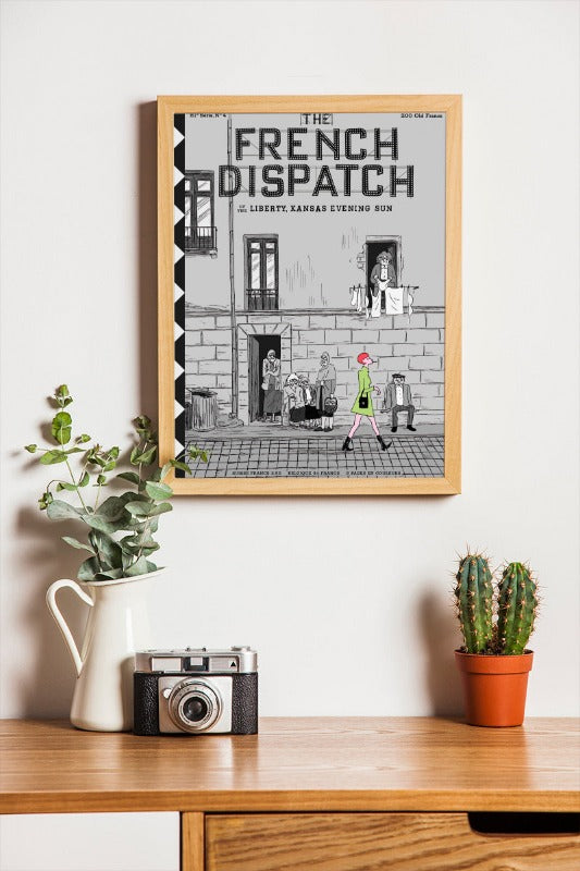 The French Dispatch - framed poster