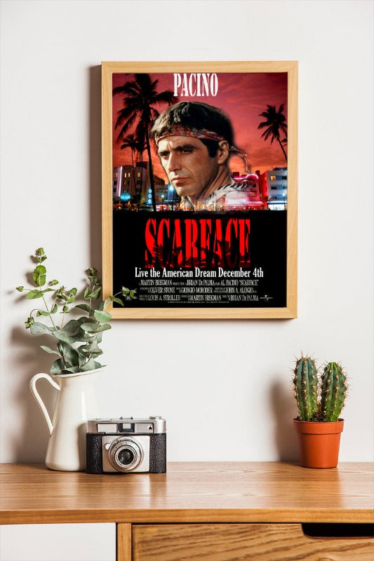 Scarface - framed poster