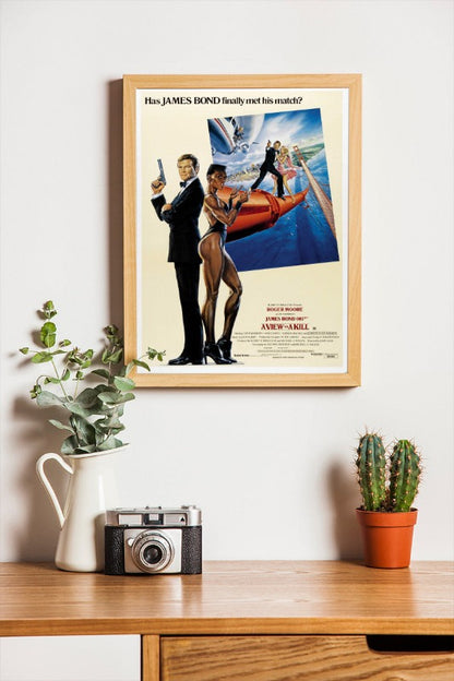 A View To A Kill - framed poster