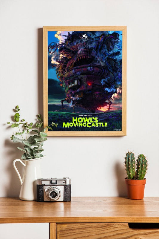 Howl's Moving Castle - framed poster