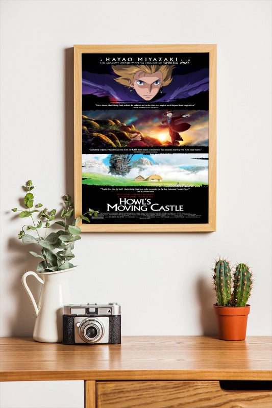 Howl's Moving Castle - framed poster