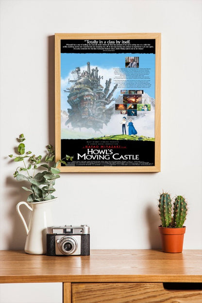 Howl's Moving Castle - framed poster