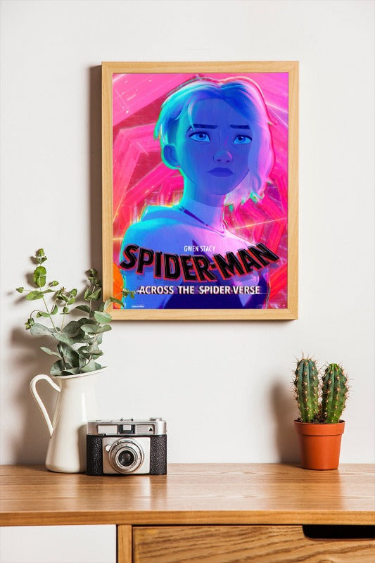 Spider Man Across The Spider Verse - framed poster