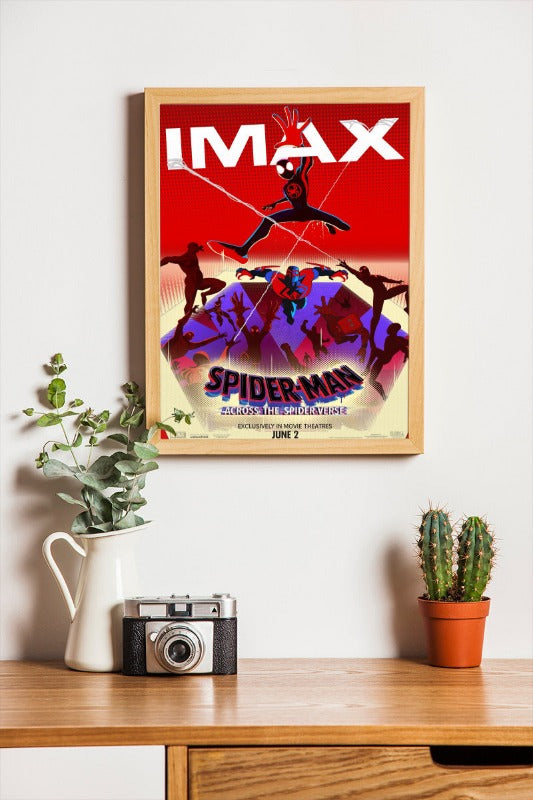 Spider Man Across The Spider Verse - framed poster