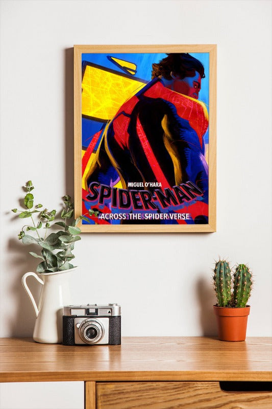 Spider Man Across The Spider Verse - framed poster