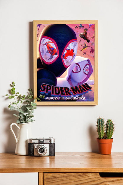 Spider Man Across The Spider Verse - framed poster