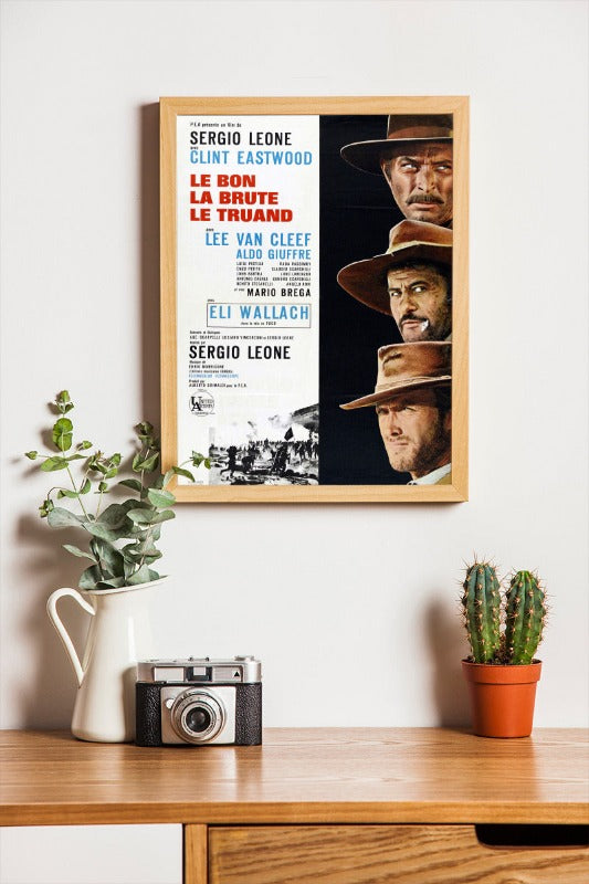 Le bon la brute le truand - framed poster