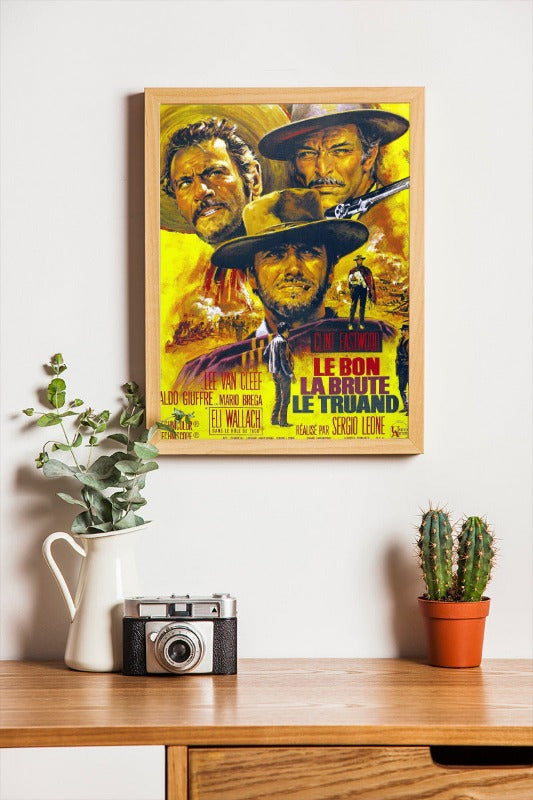 Le bon la brute le truand - framed poster