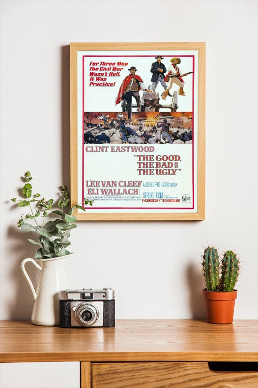 The Good The Bad and The Ugly - framed poster