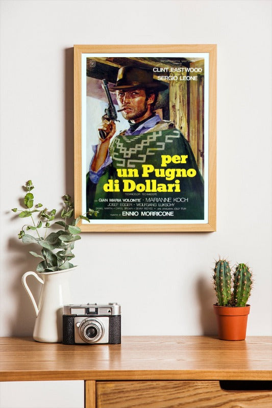 Per un pugno di dollari - framed poster