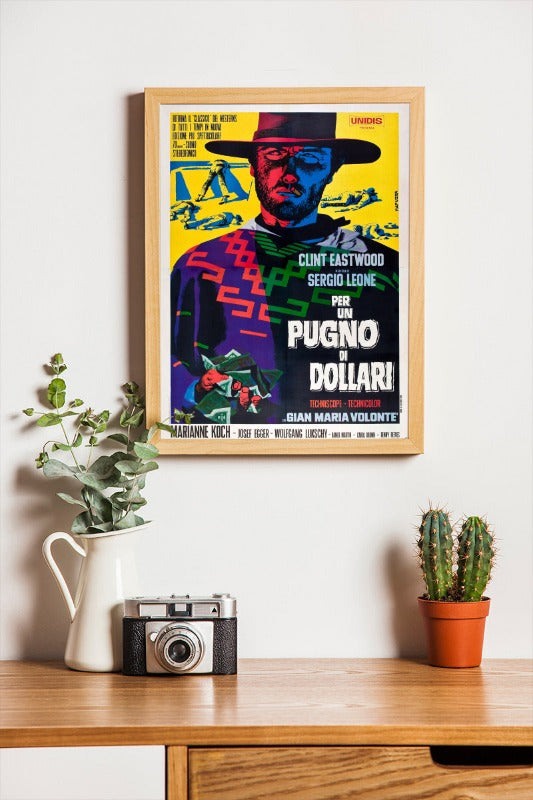 Per un pugno di dollari - framed poster