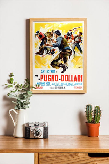 Per un pugno di dollari - framed poster