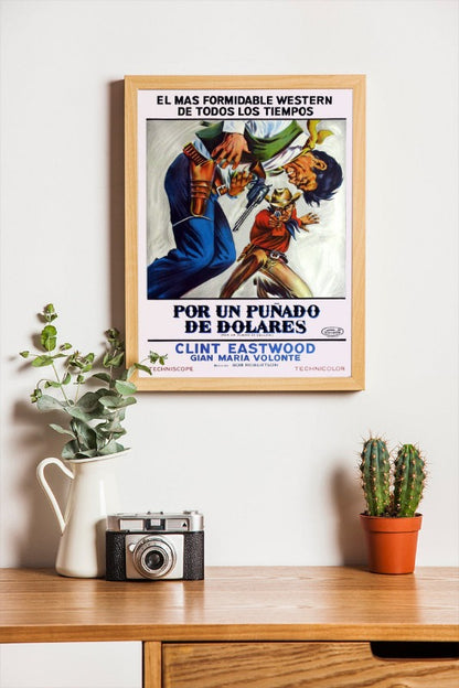 Por un puñado de dolares - framed poster