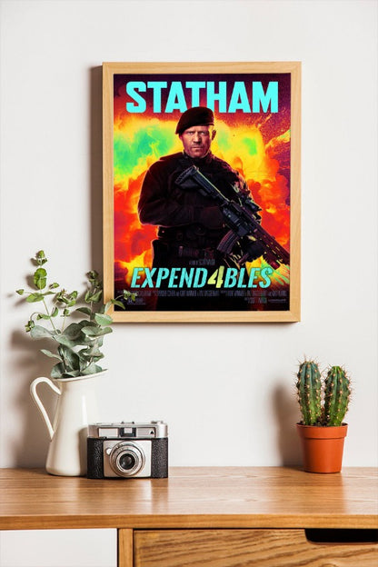 Expend4bles - framed poster