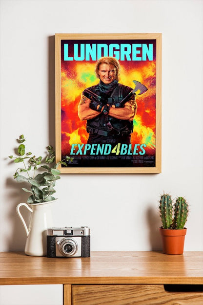 Expend4bles - framed poster