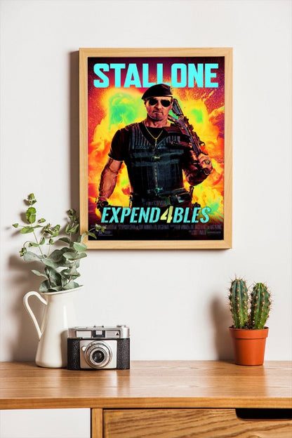 Expend4bles - framed poster